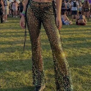 Glamorous Sequin Flare Pants